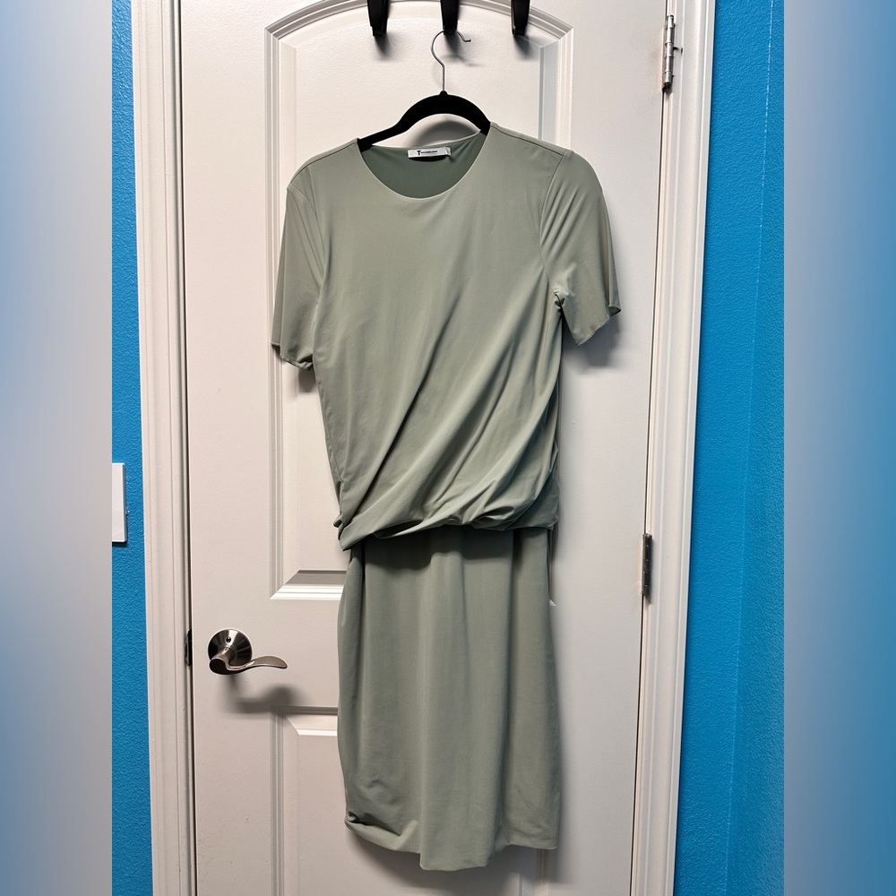 T by Alexander Wang sage green dress size L